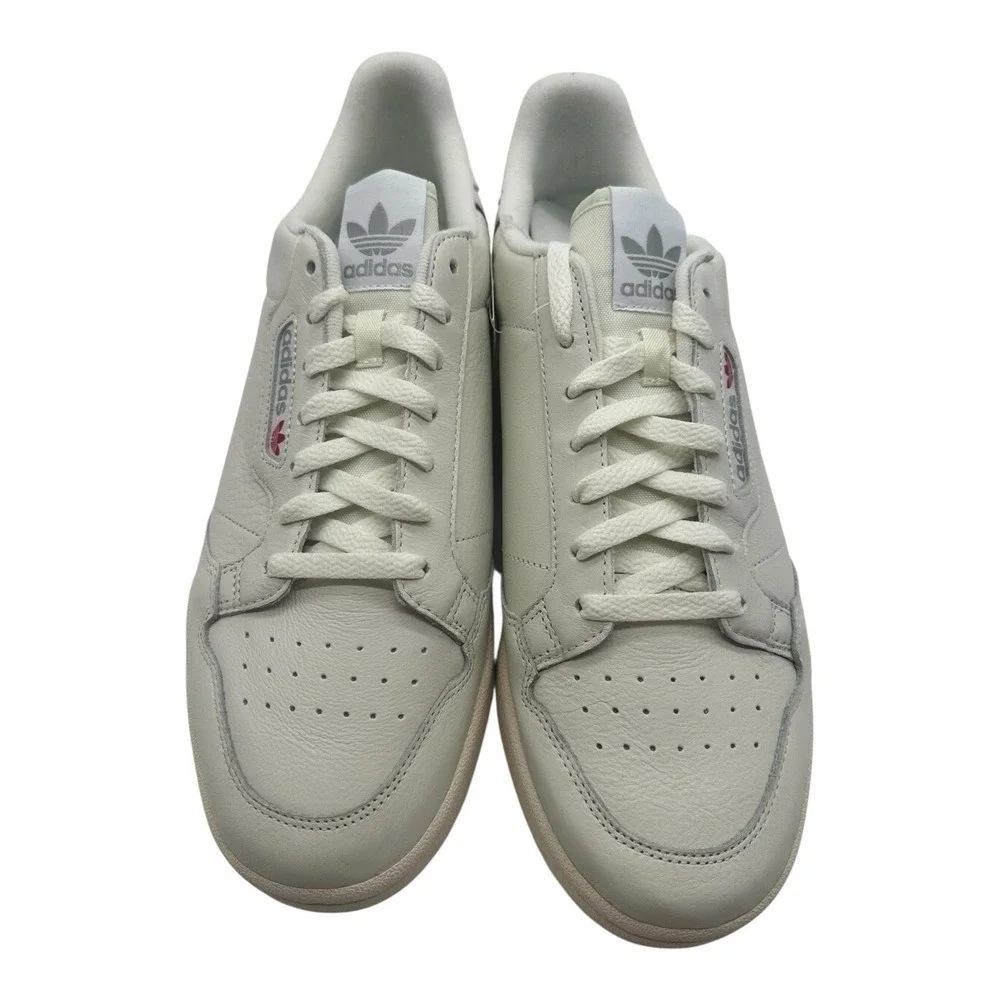 Adidas Continental 80 Shoes Mens‎ 6 Womens 7 Off White/Scarlet Sneakers B41680